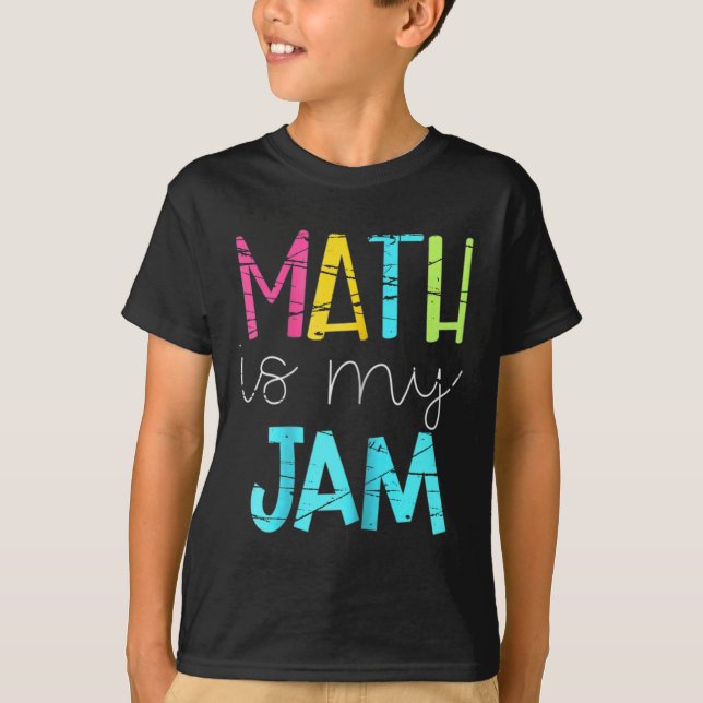 Math Teacher Back to school T Shirt (Framsida)