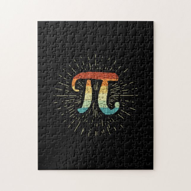 Math Teacher Cute Pi Pussel (Vertikal)