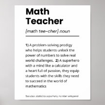 Math Teacher Definition, Math Teacher-uppskattning