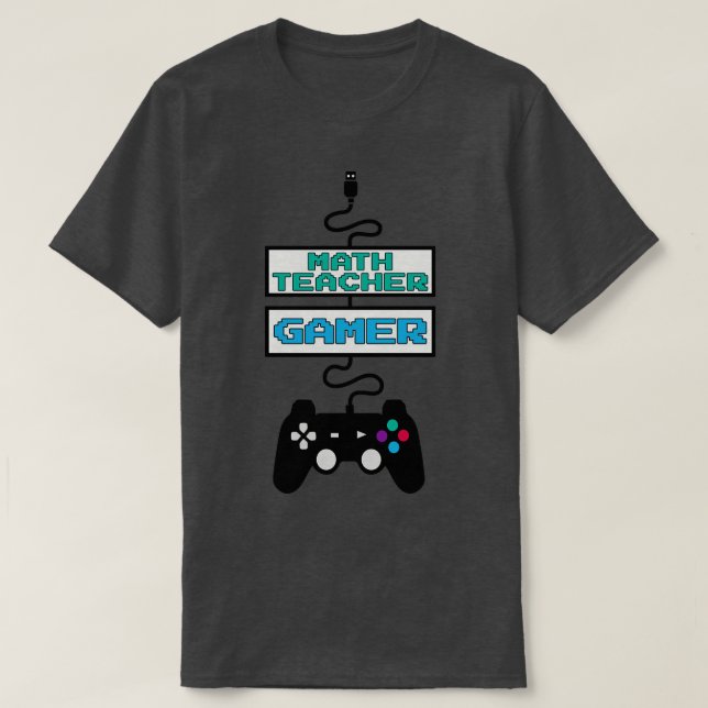 Math Teacher Design Quote T Shirt (Design framsida)
