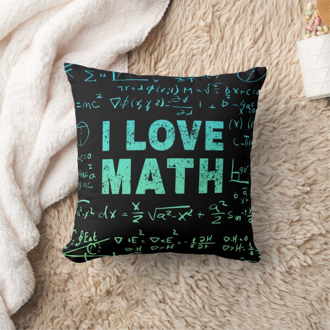 Math Teacher eller matematiker Professor och Stude Kudde (Filt)