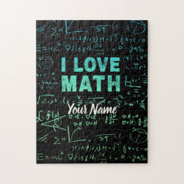 Math Teacher eller matematiker Professor och Stude Pussel