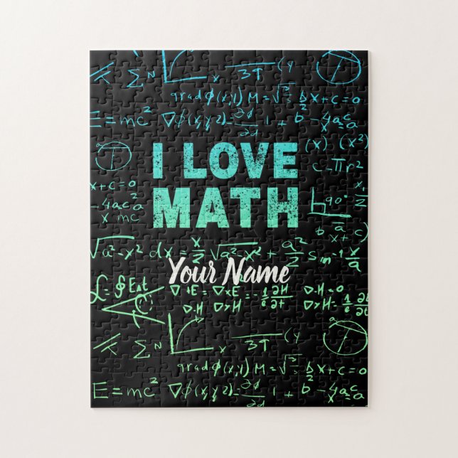Math Teacher eller matematiker Professor och Stude Pussel (Vertikal)