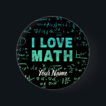 Math Teacher eller Mathematics Professor och Stude Knapp<br><div class="desc">Math Teacher eller matematiker Professor och Student design för alla som är kärlek matematiker och Algebra.</div>