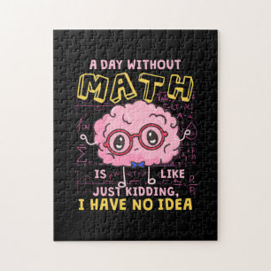 Math Teacher en dag utan matematik Pussel