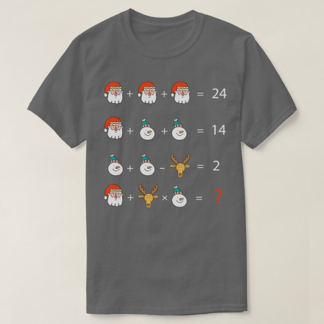 Math Teacher Equation 3 T Shirt (Design framsida)