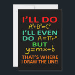 Math Teacher Equation Mathematics Math Student Inbjudningar<br><div class="desc">Den här bildtanken är för matematik älskare. Den här roliga grafiken/offertkläderna gör alla matematiklärare lycklig.</div>