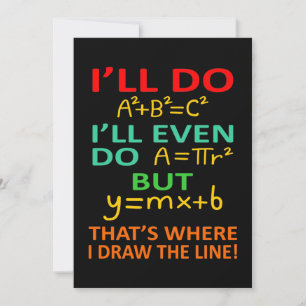 Math Teacher Equation Mathematics Math Student Inbjudningar