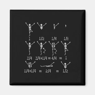 Math Teacher Equation Skeleton Math Studenter Hall Magnet