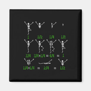 Math Teacher Equation Skeleton Math Studenter Hall Magnet
