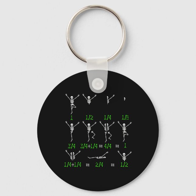 Math Teacher Equation Skeleton Math Studenter Hall Nyckelring (Framsida)