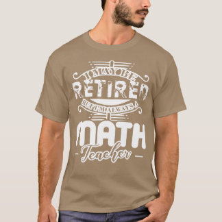 Math Teacher Fantastisk Math Teacher (3) T Shirt