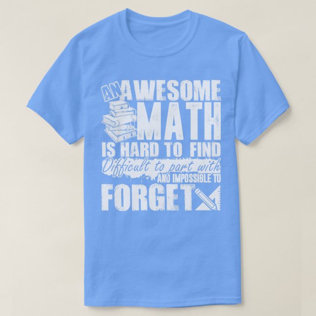 Math Teacher Fantastisk Math Teacher är svår att h T Shirt (Design framsida)