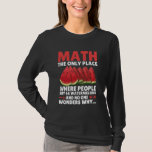 Math Teacher För manar Women Mathematics Math Älsk T Shirt<br><div class="desc">Math Teacher För manar Women Mathematics Math Älskare Humor</div>