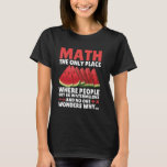 Math Teacher För manar Women Mathematics Math Älsk T Shirt<br><div class="desc">Math Teacher För manar Women Mathematics Math Älskare Humor</div>