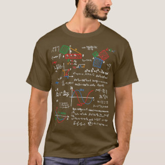 Math Teacher Formulas Cheta Lakan Coola Geek Nerd  T Shirt