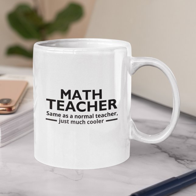 Math Teacher Funny Math Kaffemugg (Skapare uppladdad)