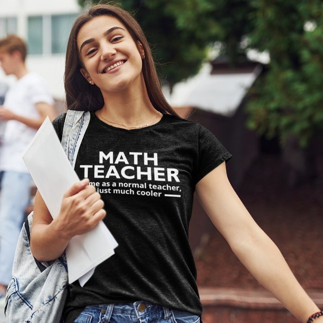 Math Teacher Funny Math T Shirt (Skapare uppladdad)
