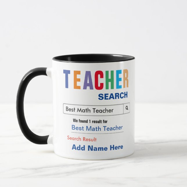 Math Teacher Gift Mugg (Vänster)
