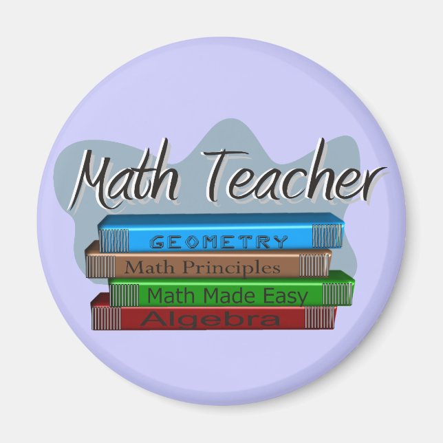 Math Teacher Gifts Magnet (Framsidan)