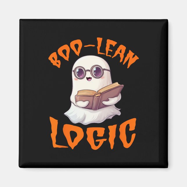 Math Teacher Halloween Comstume Fall Pumpkin Ghost Magnet (Framsidan)
