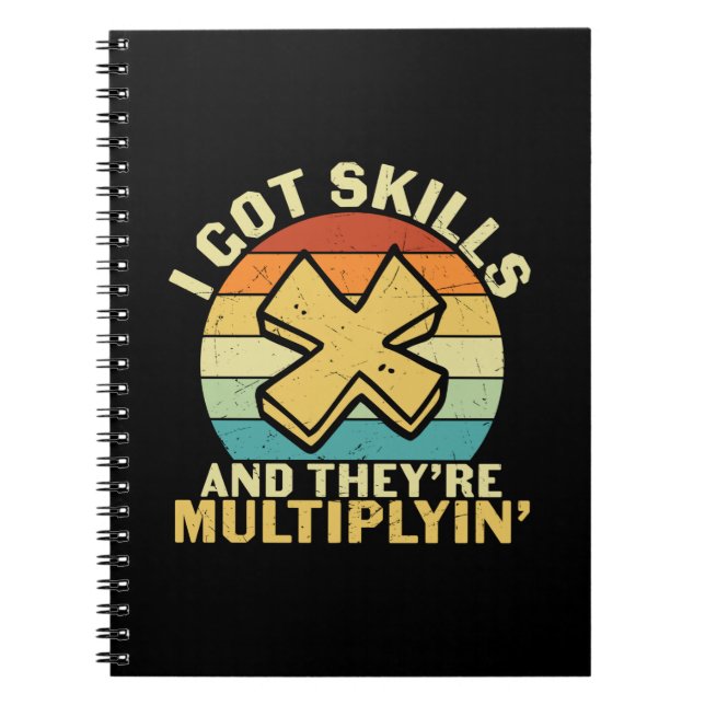 Math Teacher I Har Skills Anteckningsbok (Framsidan)
