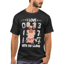 Math Teacher i love math and llama