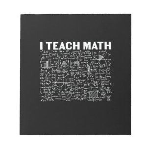 Math Teacher I Teach Math Anteckningsblock