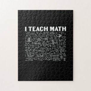 Math Teacher I Teach Math Pussel