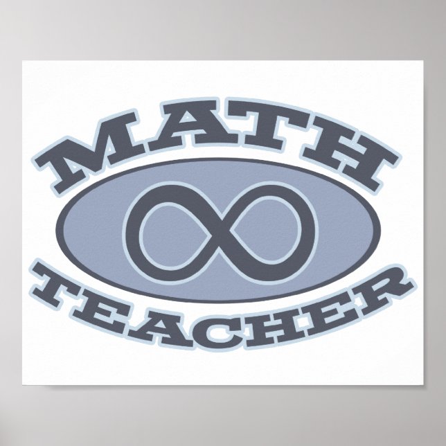 Math Teacher Infinity Poster (Framsidan)
