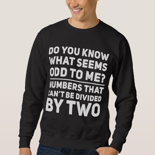 Math Teacher Jokes Sstickande lärare Studenter Lång Ärmad Tröja (Framsida)