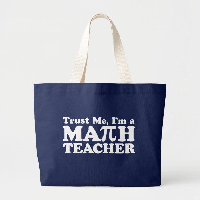 Math Teacher Jumbo Tygkasse (Framsidan)