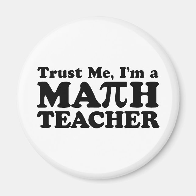 Math Teacher Magnet (Framsidan)