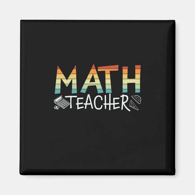 Math Teacher Magnet (Framsidan)