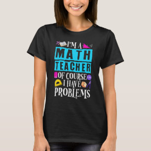 Math Teacher Manar Women Statistics Algebra Mathem T Shirt