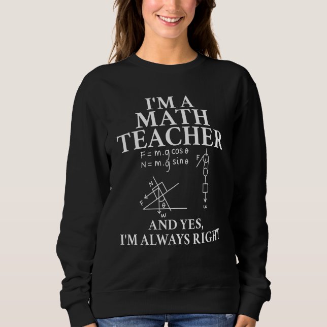 Math Teacher Matemaçote Math Formula T Shirt (Framsida)