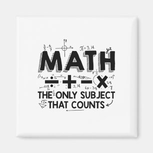 Math Teacher Matematikgåvor Magnet