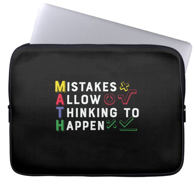Math Teacher Math Allow Happen Laptop Fodral (Framsidan)