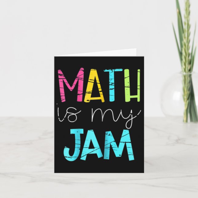 Math Teacher Math är min Sylt Kort (Framsida)