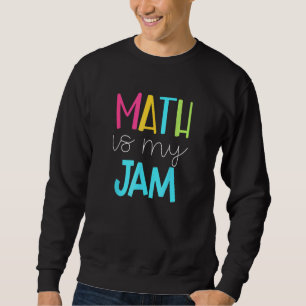 Math Teacher Math är min Sylt Lång Ärmad Tröja