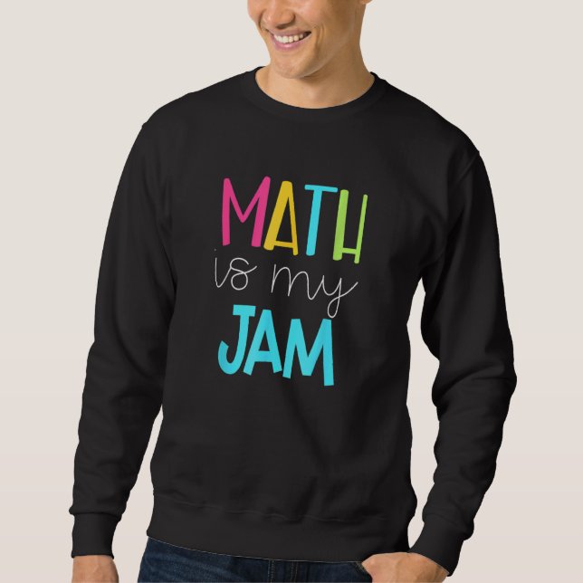 Math Teacher Math är min Sylt Lång Ärmad Tröja (Framsida)
