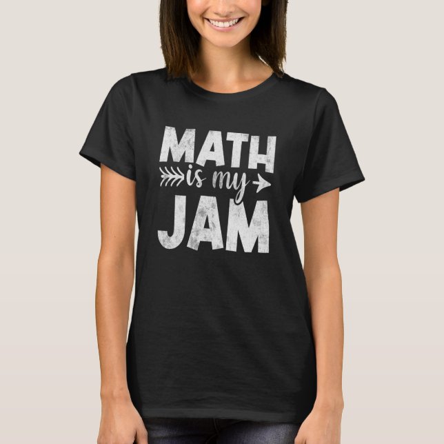 Math Teacher Math är Min Sylt T Shirt (Framsida)