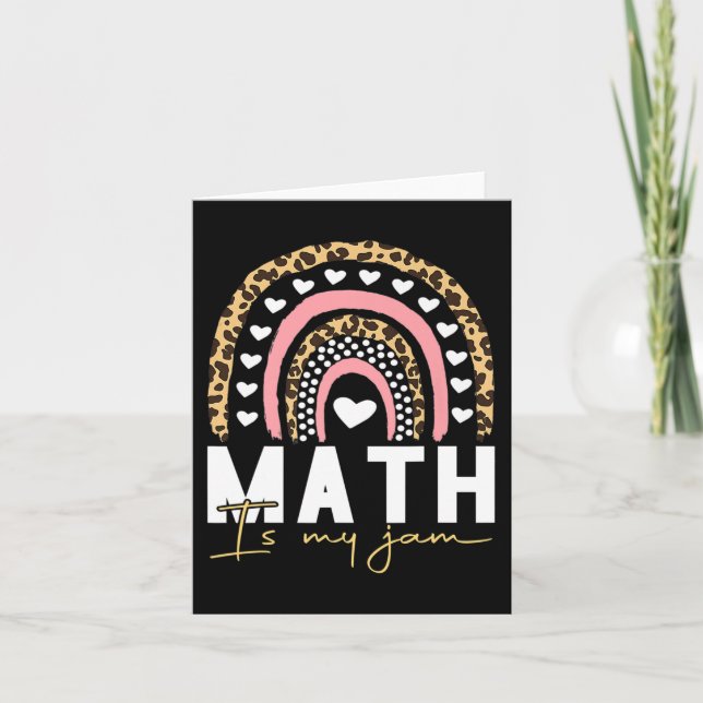 Math Teacher - Math är My Sylt Back to school Kort (Framsida)