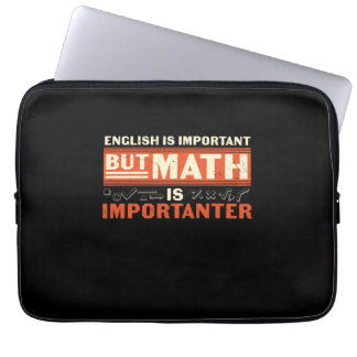 Math Teacher Math är viktig Laptop Fodral