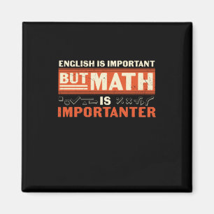 Math Teacher Math är viktig Magnet