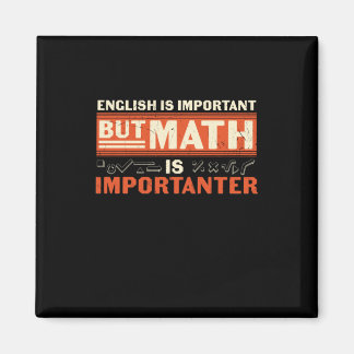 Math Teacher Math är viktig Magnet