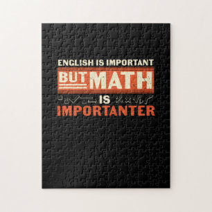 Math Teacher Math är viktig Pussel