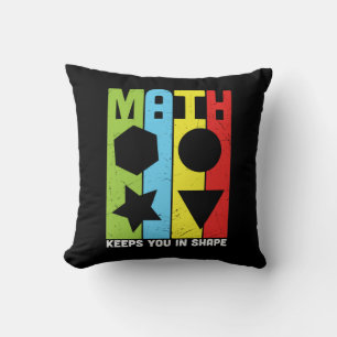 Math Teacher Math Behållor dig i form Kudde