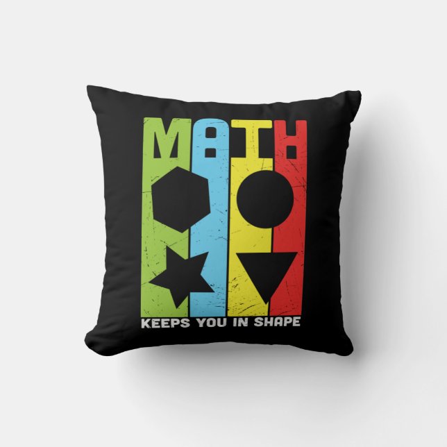 Math Teacher Math Behållor dig i form Kudde (Framsida)