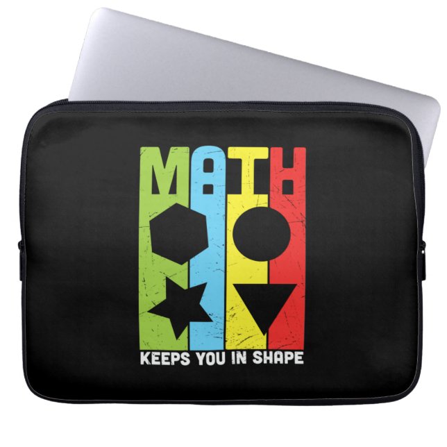 Math Teacher Math Behållor dig i form Laptop Fodral (Framsidan)